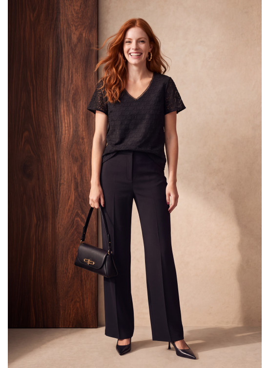 TOP - MADOUCE - NOIR